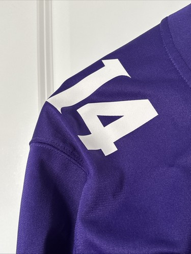 Autentica maglia Stefon Diggs #14 On-Field Minnesota Vikings uomo viola medio - Foto 8 di 13