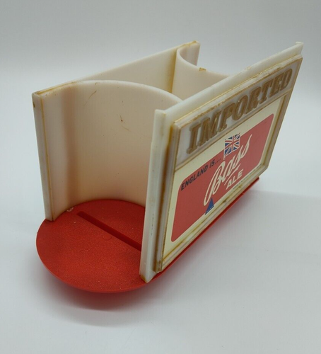 Vintage Imported England Is Bass Ale Pub Bar Caddy & 3 Ceramic Ashtrays - Picture 15 of 20