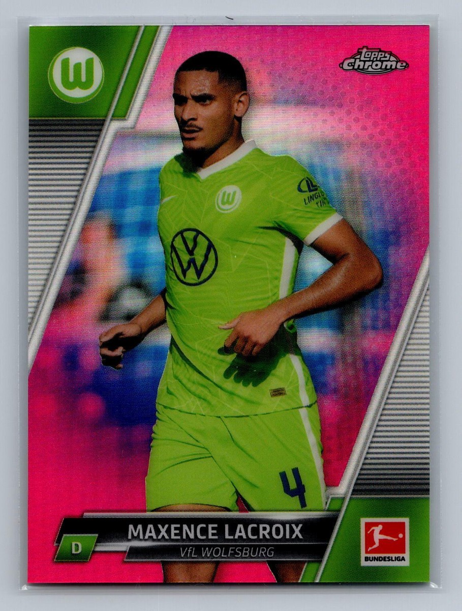 Maxence Lacroix 2021-22 Topps Chrome Bundesliga Magenta Refractors 