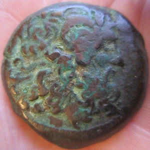 PTOLEMY-PTOLEMAIC-EGYPT-Medium-BRONZE-31-mm-25-1-gm-COIN-Zeus-Double-Eagle-Rare