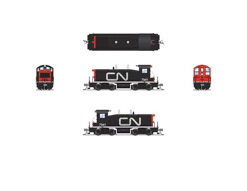 Broadway Limited 7488 N Scale Canadian National EMD NW2 Diesel Locomotive #7941 - Picture 4 of 5