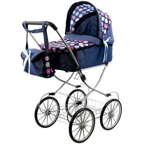blue dolls buggy