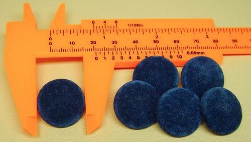 6 Made in USA Teal Blue genuine suede leather covered jacket buttons 21mm 13/16" - Picture 7 of 8