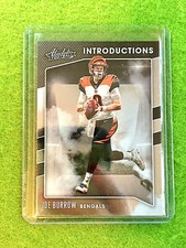 JOE BURROW ROOKIE CARD JERSEY #9 BENGALS RC  2020 Panini Absolute  INTRODUCTIONS