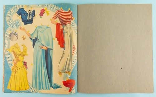 Vintage Original 1948 Saalfield BELLE OF THE BALL Paper Dolls #2606 UNCUT - Picture 13 of 14