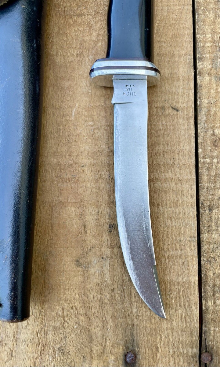 Vintage Buck 118 Personal Steel Blade Knife W/ Original