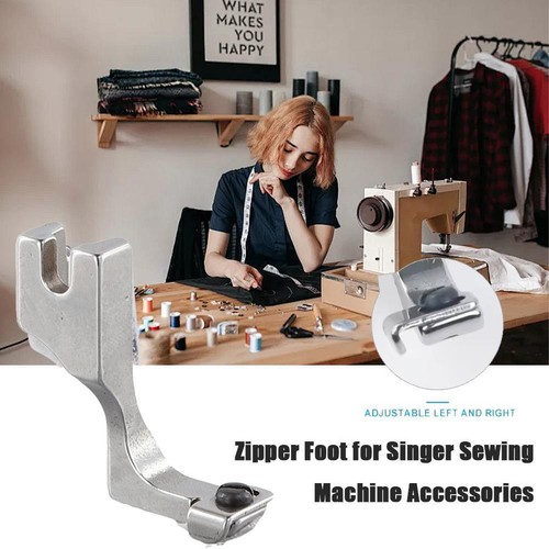 Zipper Foot for Singer Sewing Machine Accessories Zipper with Slot Presser Foot{