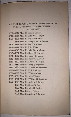 1905, 1st, MASONIC, HISTORY OF THE ANCIENT & ACCEPTED SCOTTISH RITE IN THE US - Picture 6 of 6