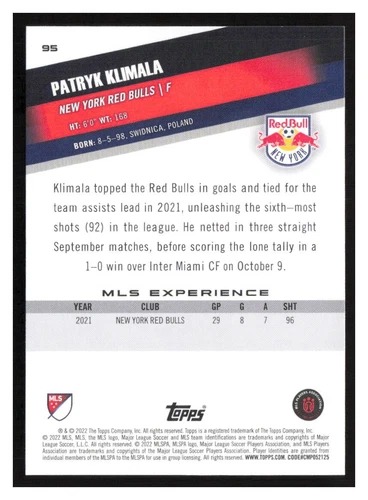 2022 Topps MLS #1-200 Base cards Pick Your Card(s) Complete Your Set - Picture 173 of 347