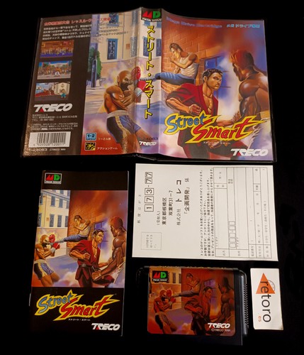 STREET SMART Sega MEGADRIVE MD Mega Drive JAP Complete Treko - Imagen 1 de 3