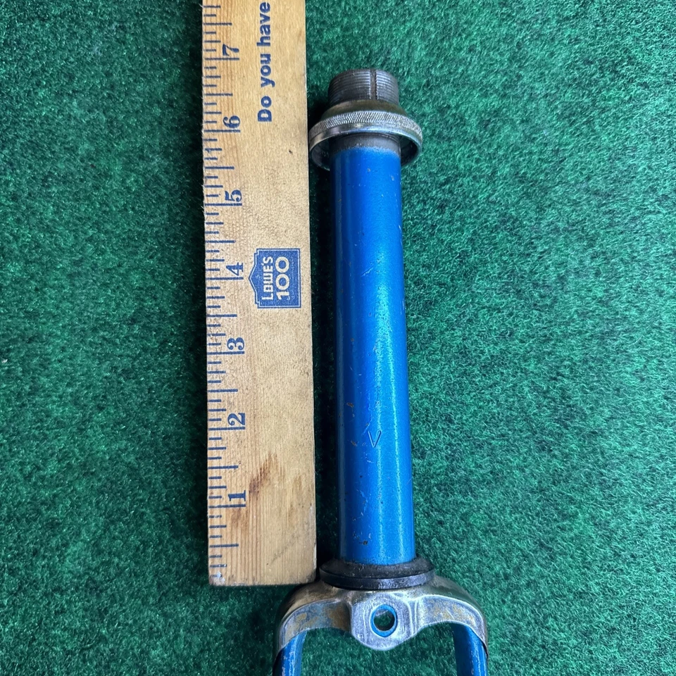 Vintage Schwinn 27" Steel Fork 1" Threaded Blue Varsity - Image 4 of 4