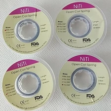 5Rolls Dental Orthodontic Niti Open Coil Spring 914mm Dia 0.008/0.010/.012/0.014