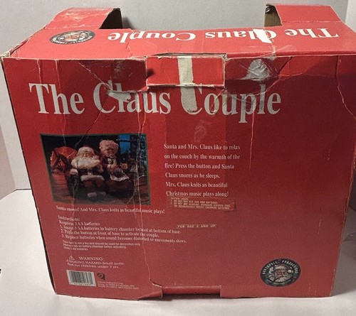 Vintage Christmas decoration The Claus Couple- North Pole Productions - Picture 3 of 9