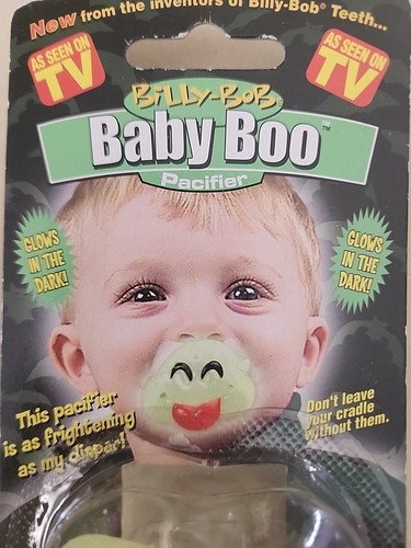 Halloween Ghost Pacifier Glows In The Dark Binky Accessory Baby Boo Shower Gift - Picture 2 of 5