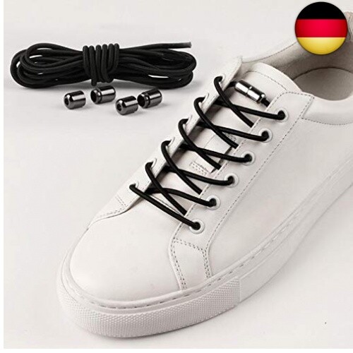 YAVO-EU Schnürsenkel Elastische Das Flache,(4 Paare 4 Farben) Flexible - Bild 2 von 7