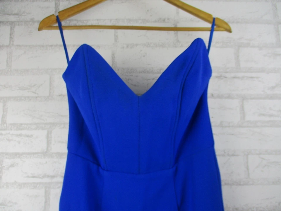 Piper Lane женщин карандаш макси платье синий 10 вечер без бретелек - Изображение 2 из 4