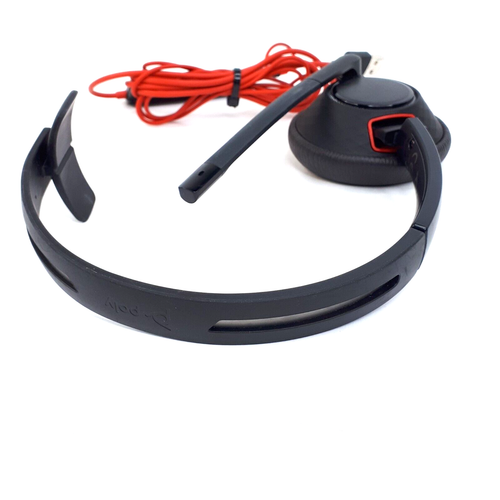 Plantronics C5210T Mono Headset W/ Detachable C5210 USB Adapter Lot of 10 E5145 - Picture 4 of 15