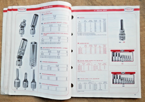 Vintage Proto tool catalogue 1980 USA Ingersoll-Rand - Picture 4 of 7