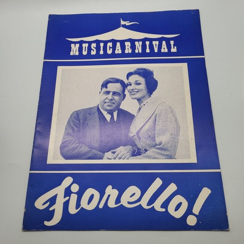 Fiorello Vintage Musical Play Program - Picture 1 of 4