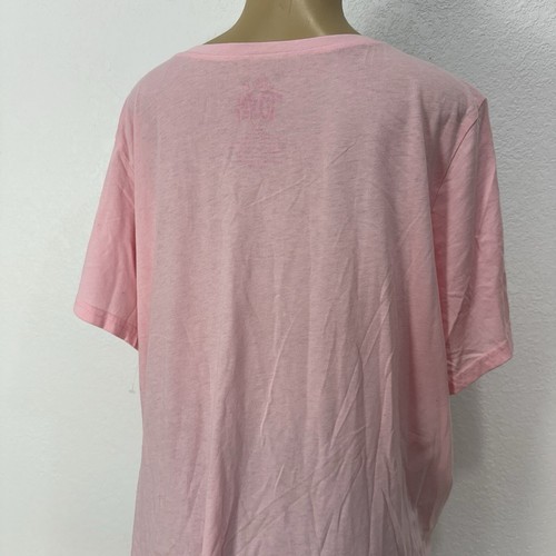 With A Twist rosa krebsassoziierend Grafik Shirt Damen Übergröße 3X Freizeit Oberteil - Bild 6 von 11