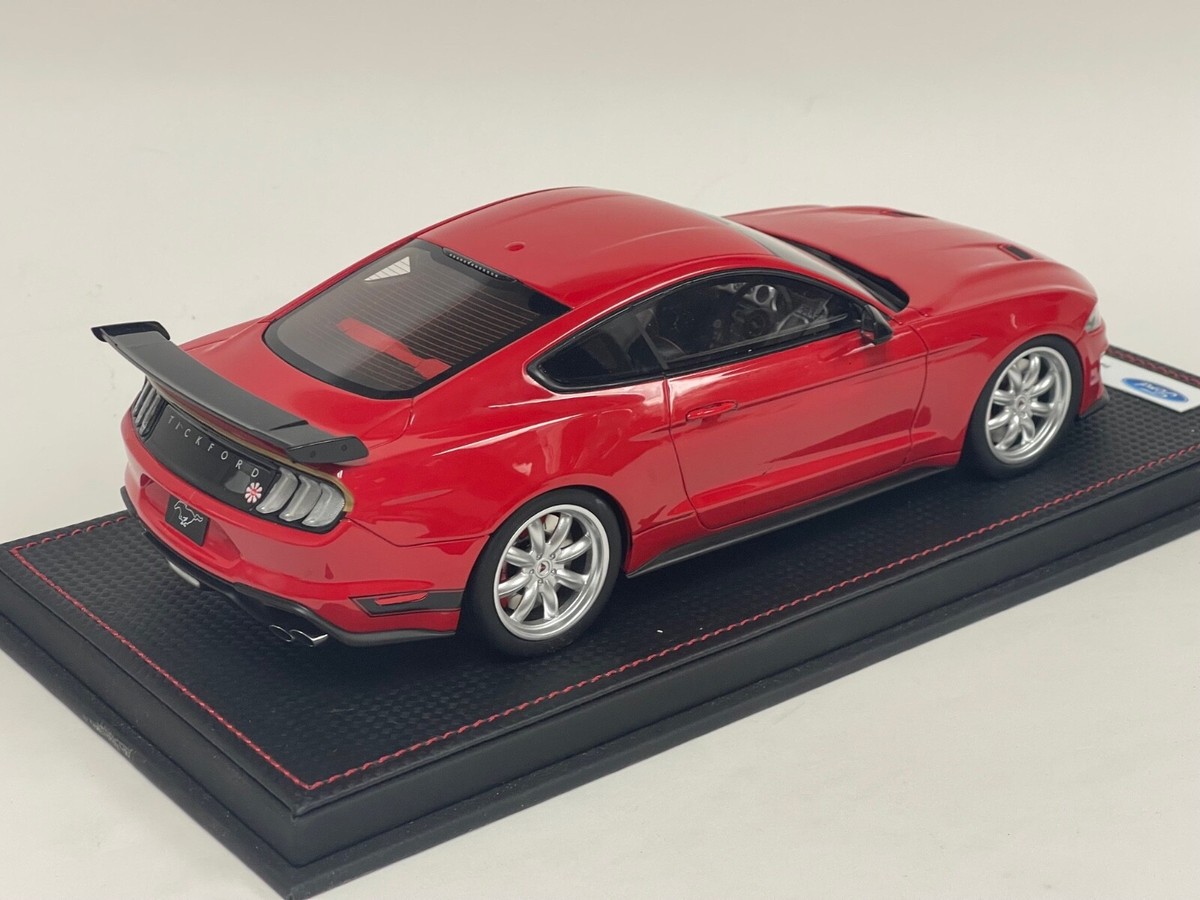 1/18 GT Spirit Ford Mustang GT in Red Customized on Leather