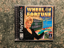 Wheel of Fortune (Sony PlayStation 1) PS1 Black Label Complete CIB Tested