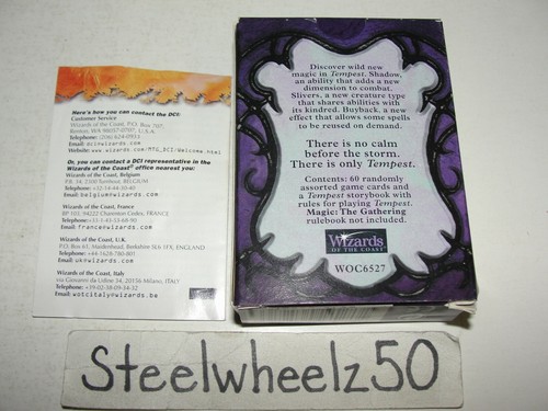 Magic The Gathering The Rath Cycle Tempest Box NUR Wizards Of Coast 1997 MTG - Bild 2 von 5