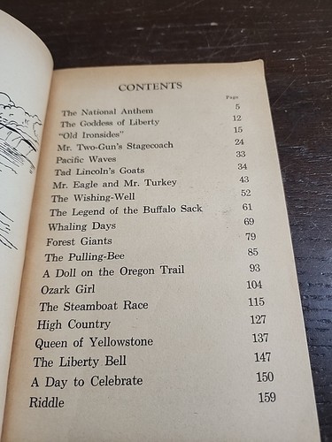 Vintage 1963 Wonder Books Stories About America to Read Aloud - Picture 5 of 8