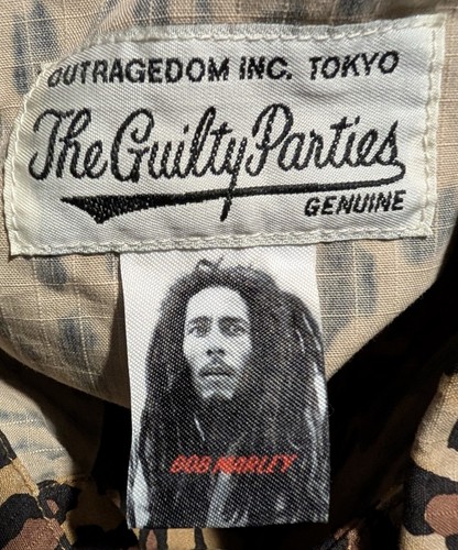 The Guilty Parties Wacko Maria - Bob Marley Leopard Print Fatigue Jacket Size L - Picture 16 of 18
