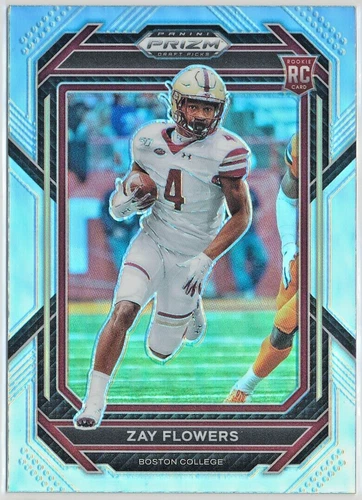 2023 Panini Prizm Draft Picks Zay Flowers SILVER Florida State Seminoles RC #143
