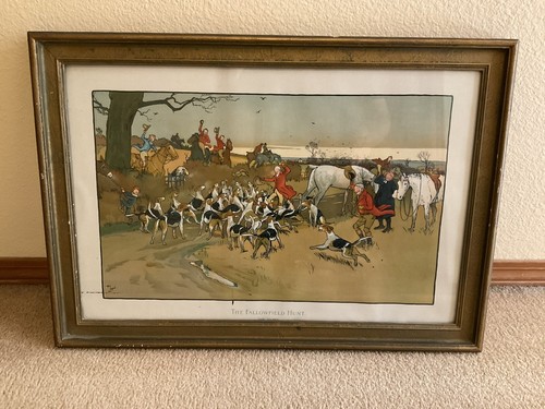 Antique Cecil Aldin Framed Lithographs - Picture 4 of 6