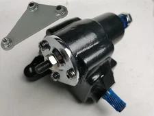 Vega Manual Steering Gear Box & Mounting Bracket Kit Ford Chevy Street Rat Rod