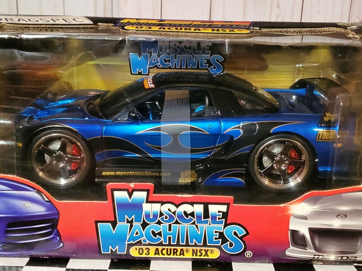 最安値 Muscle Scale 1:18 Tuners Muscle NSX Acura 2003 Machines 乗用車