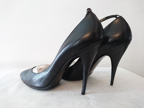 Pumps High Heels DANIELE BERDINI Italien „Schwarz“ Jahre 1980 T.39,5 - Bild 1 von 5