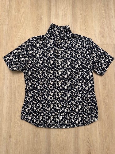 Used Jack Spade New York Collared Short Sleeve Button-Down Dress Shirt Men's XL - Picture 1 of 10