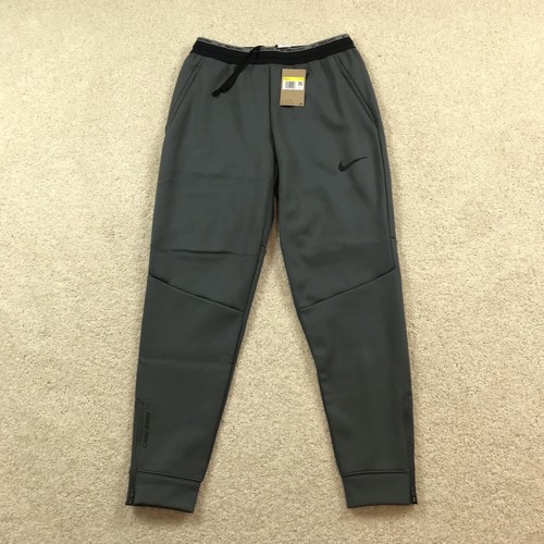Nike Pro Therma Fit Sphere Training Pants Joggers Mens Small Gray DD2122 068