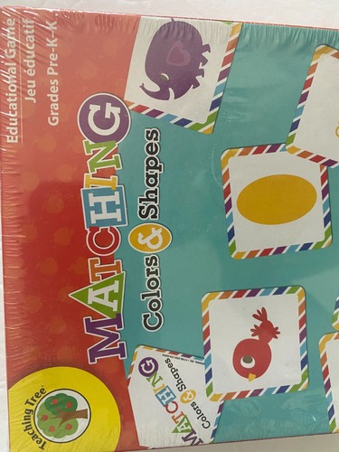 Juegos de Árbol de Enseñanza Pre-K/K A Juego y Colores/Formas Nuevo Precintado - Imagen 2 de 4