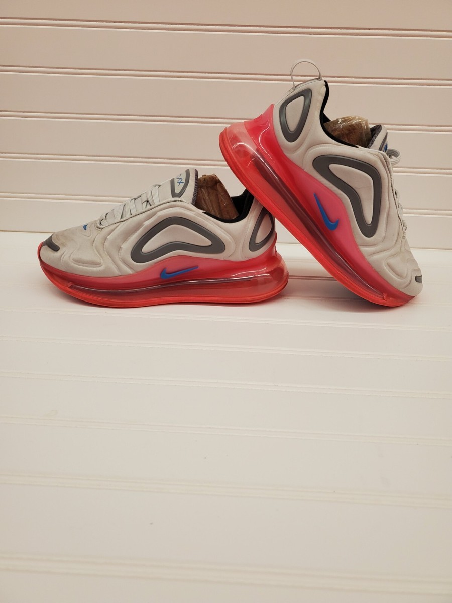 Nike Air Max 720 Platinum Pink Blast Blue AQ3196 008 Youth Size