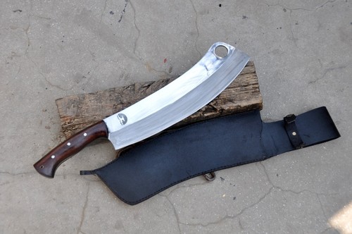 Heavy Chopper Cleaver-Handmade, Hunting, Camping, Tactical knife, Forged, Nepal - Picture 2 of 7