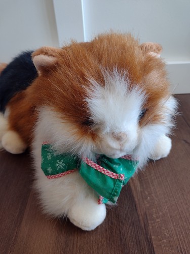 Vintage Commonwealth Calico Cat Plush Orange Black White 1990s Stuffed Animal - Picture 4 of 8