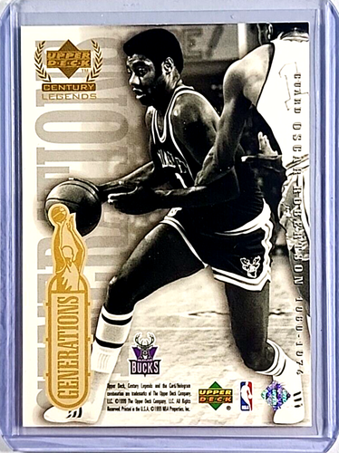 1998-99 Century Legends Generations Vince Carter Oscar Robertson Rookie RC HOF - Picture 2 of 2
