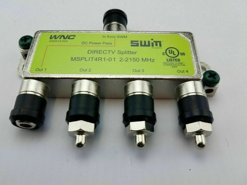 Brand New DIRECTV Approved SWM MRV 4-Way Wide Band Splitter MSPLIT4R1-03 Green - Picture 3 of 6