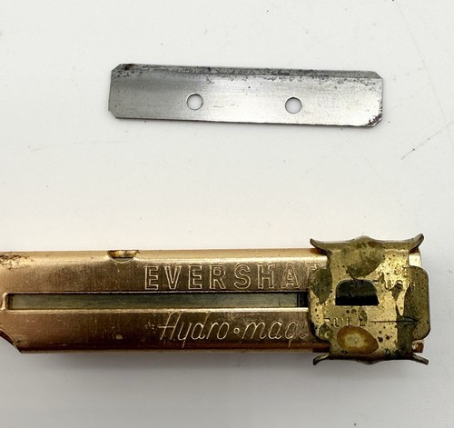 VTG SCHICK EVERSHARP SAFETY RAZOR HYDRO MAGIC 500 WITH CASE & BLADE DISPENSER - Picture 23 of 23