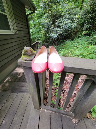 Witchery PINK Leather Ballet Flats 7.5 - Picture 4 of 6