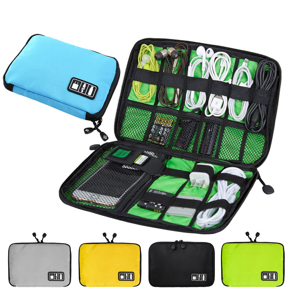 Electronic Accessories Cable USB Drive Organizer Bag Portable Tr
