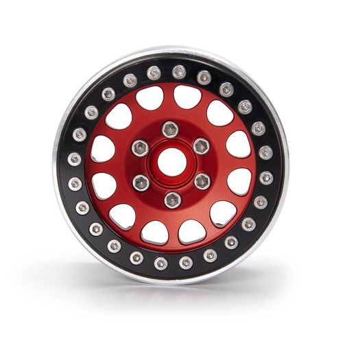 FLYXM 1.9" Metal Beadlock Wheels Rim For 1/10 RC SCX10 TRX4 D90 TF2 CC01 Crawler - Picture 3 of 12