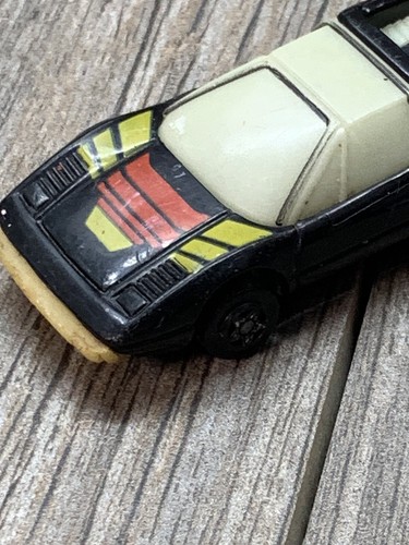 Vintage 1980 Kidco Burnin Key Ferrari Black Red 1:64 Glow in the Dark No Key - Picture 10 of 19