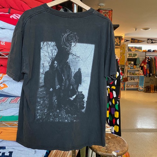 1990s Vintage OPETH T-shirt Heavy Metal Music Goth Rock Band Tee Cygnus Y2K - Picture 4 of 6