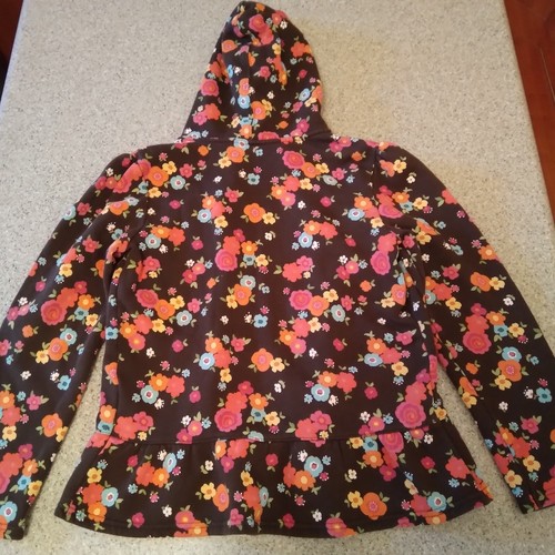 Gymboree Woodland Friends Size L (10-12) Fleece Hoodie with Ruffled Bottom - Picture 8 of 12