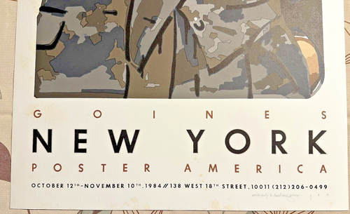 David Lance Goines signed Artist Proof (#112) NEW YORK: - Picture 11 of 14